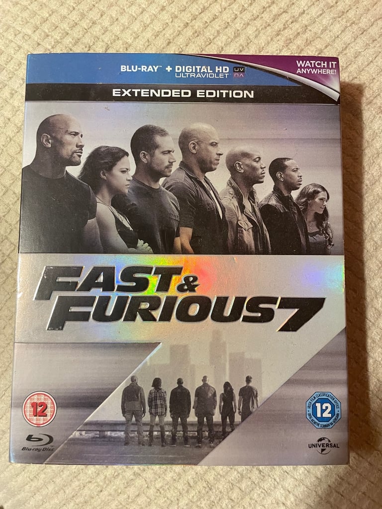 image for Fast & Furious 7 ( Blue-Ray) movie 