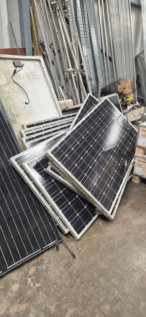 Used solar panels