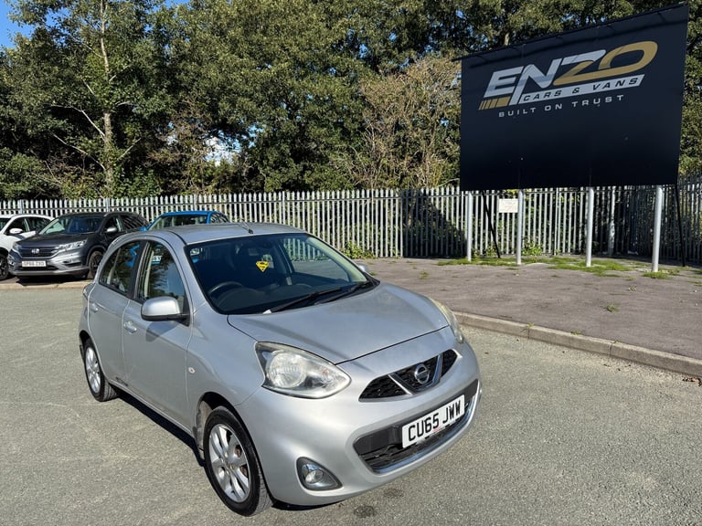 2015 65 REG NISSAN MICRA ACENTA 1.2 5 DOOR PETROL HATCHBACK MANUAL SILVER EURO 6