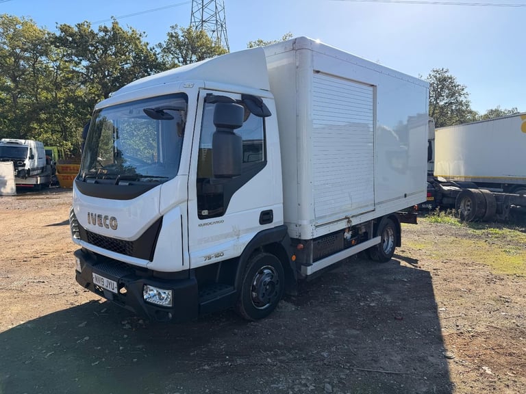 Iveco Eurocargo 75-160 2019 EURO 6 7.5 ton short wheel base box truck auto 
