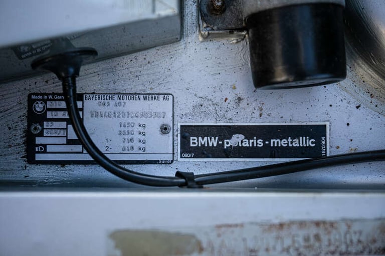 1982 BMW 3 Series SALOON PETROL Manual