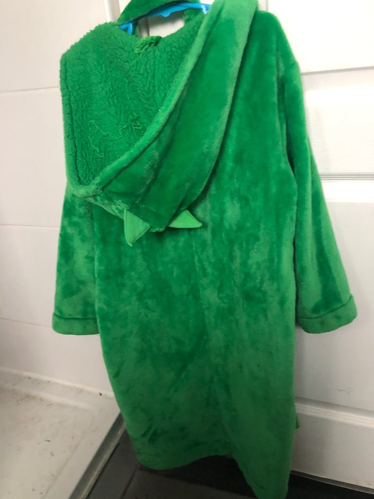 M&S age 7-8 dinosaur dressing gown
