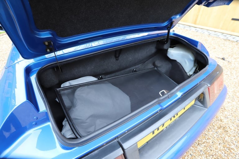 Lotus Elan M100 S2, 1995. Pacific Blue metallic with full dark blue leather.