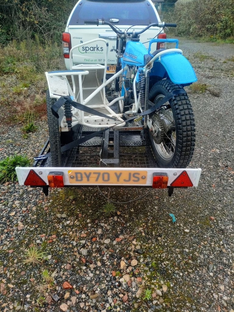 Trials bike sidecar, Bultaco 350 trials bike and sidecar 
