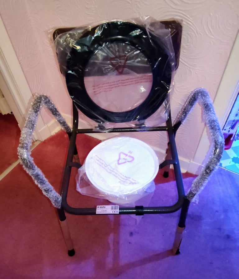 Brand New Aidapt Kent Stacking Commode – Never Used, Still Wrapped (£30, Renfrew)