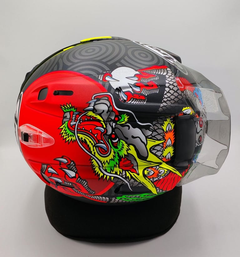 #ARAI RX-7V EVO - MOTORCYCLE HELMET - TATSUKI SUZUKI - LARGE - BRAND NEW EX-DISP