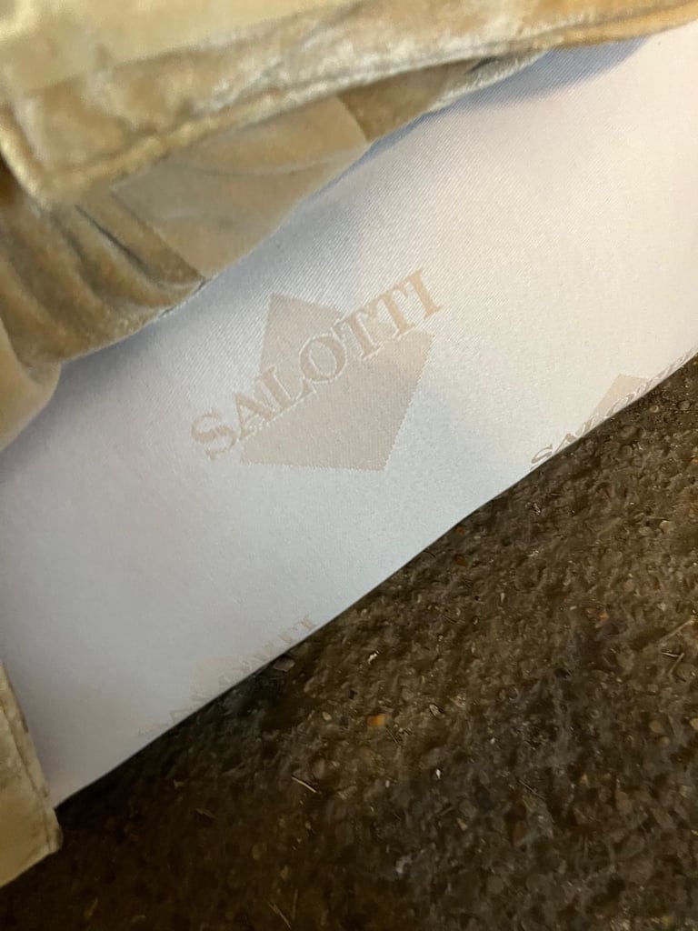 Salotti 3 seater fabric sofa 2 x armchairs and footstool - FREE DELIVERY 