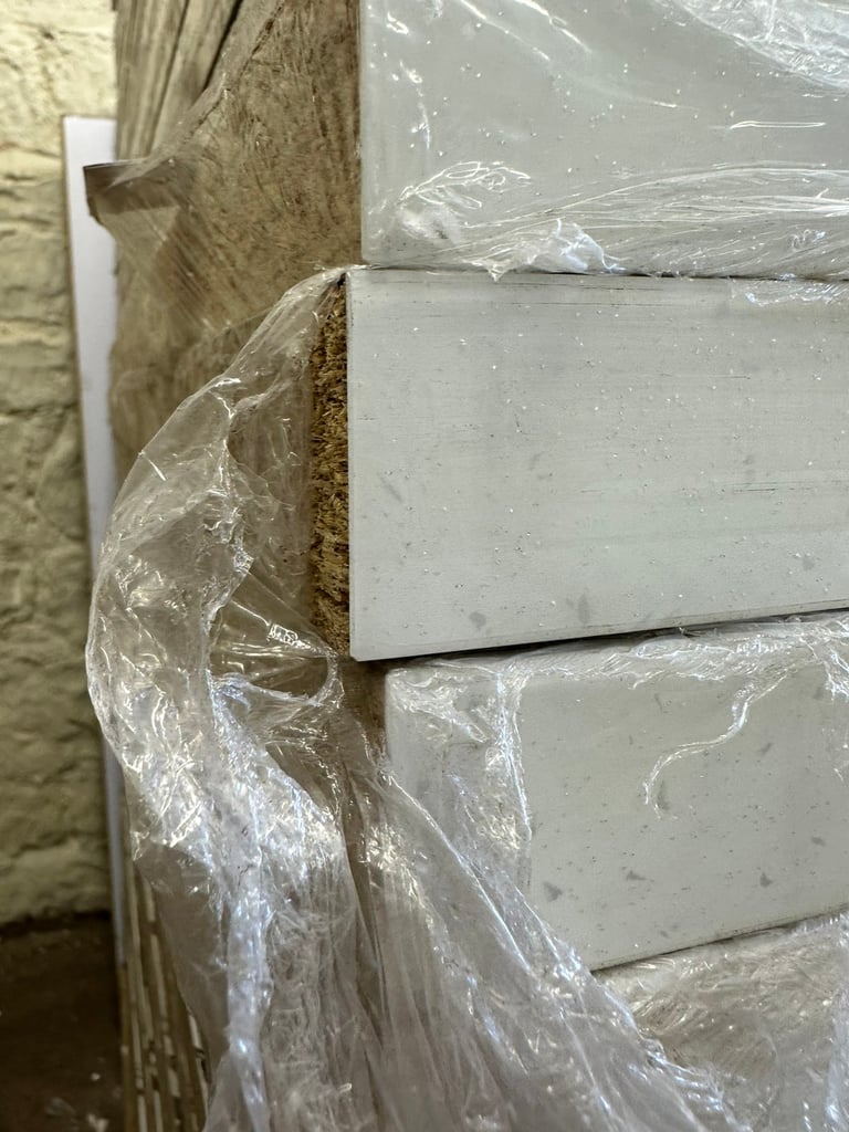 White andromeda breakfast bar laminate kitchen worktop 