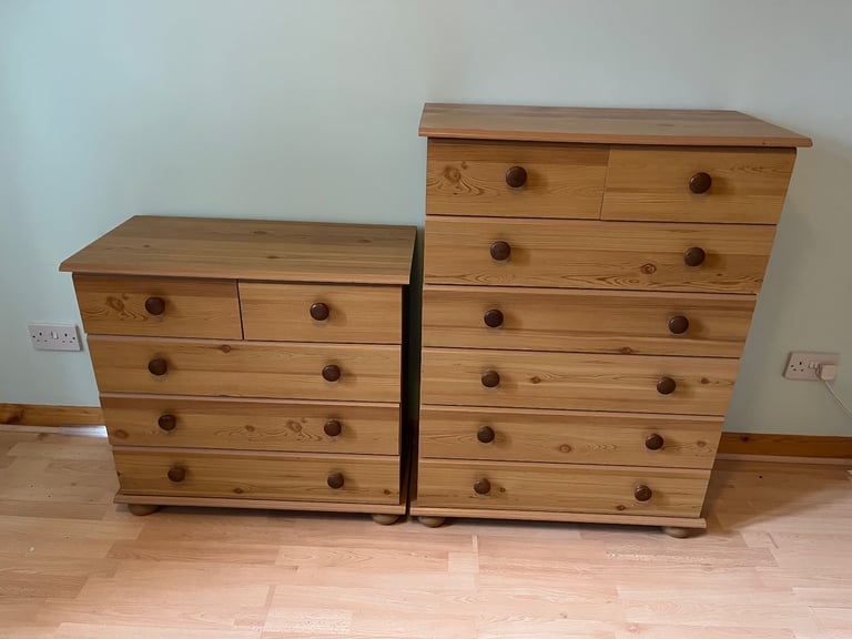 image for 2 x chest of drawers 