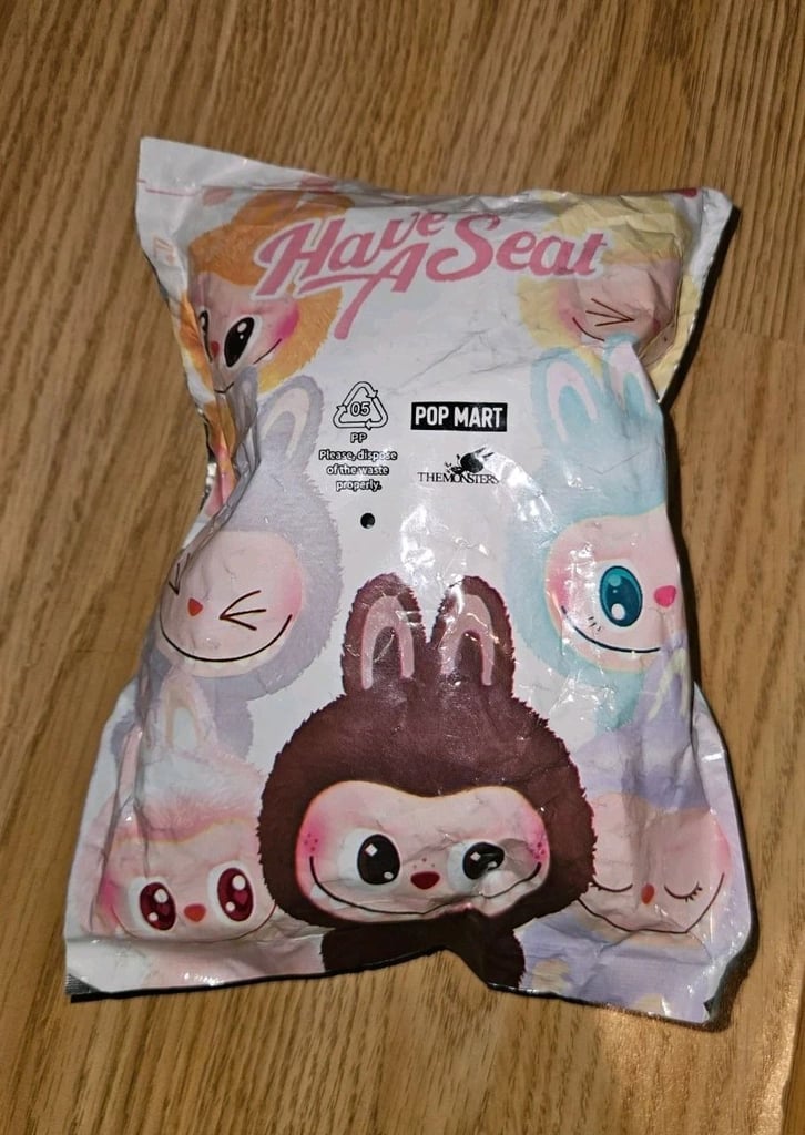 LABUBU Have a Seat Secret Plush Monsters Packaging FREEPOST New