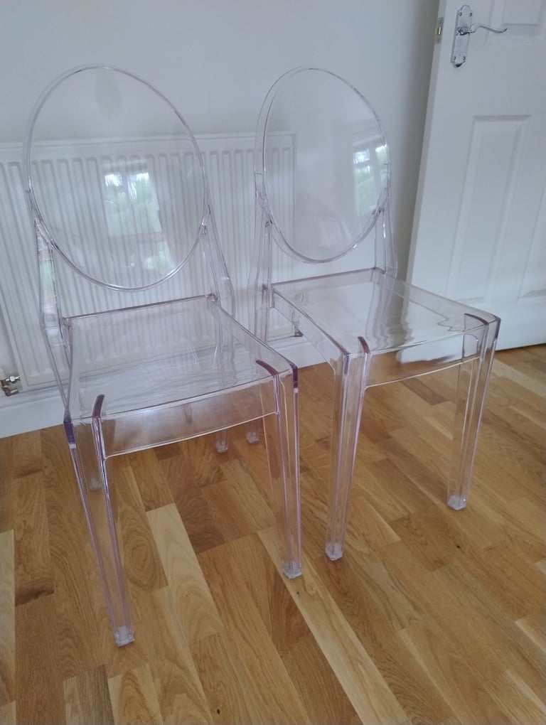 image for Transparent ghost dining dressing chairs 