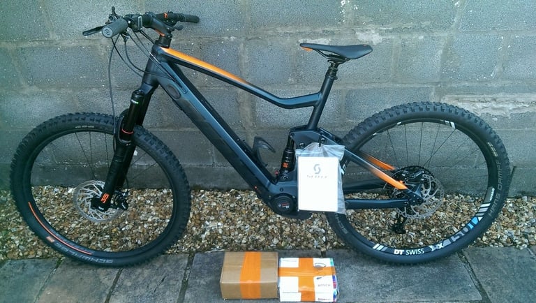 image for XL Scott Genius eRide 930 Electric Mountain Bike & 29 Inch DT Swiss HX 150 Rim Upgrade  