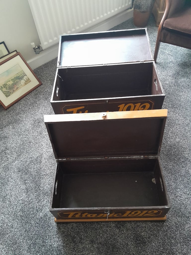 Titanic storage boxes