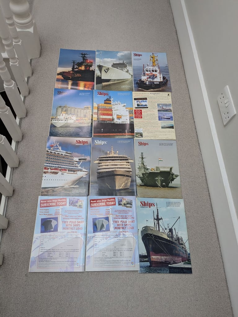 Ships Monthly magazine Bundle 74 issues 1998-2004 OTO