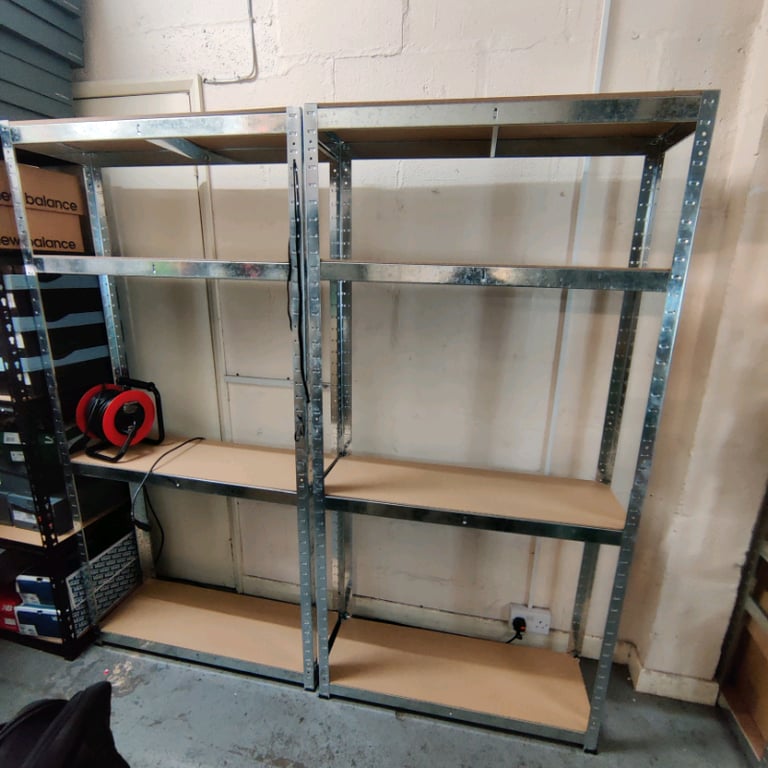 2 x Large storage racks good condition garage commercial home use
2 