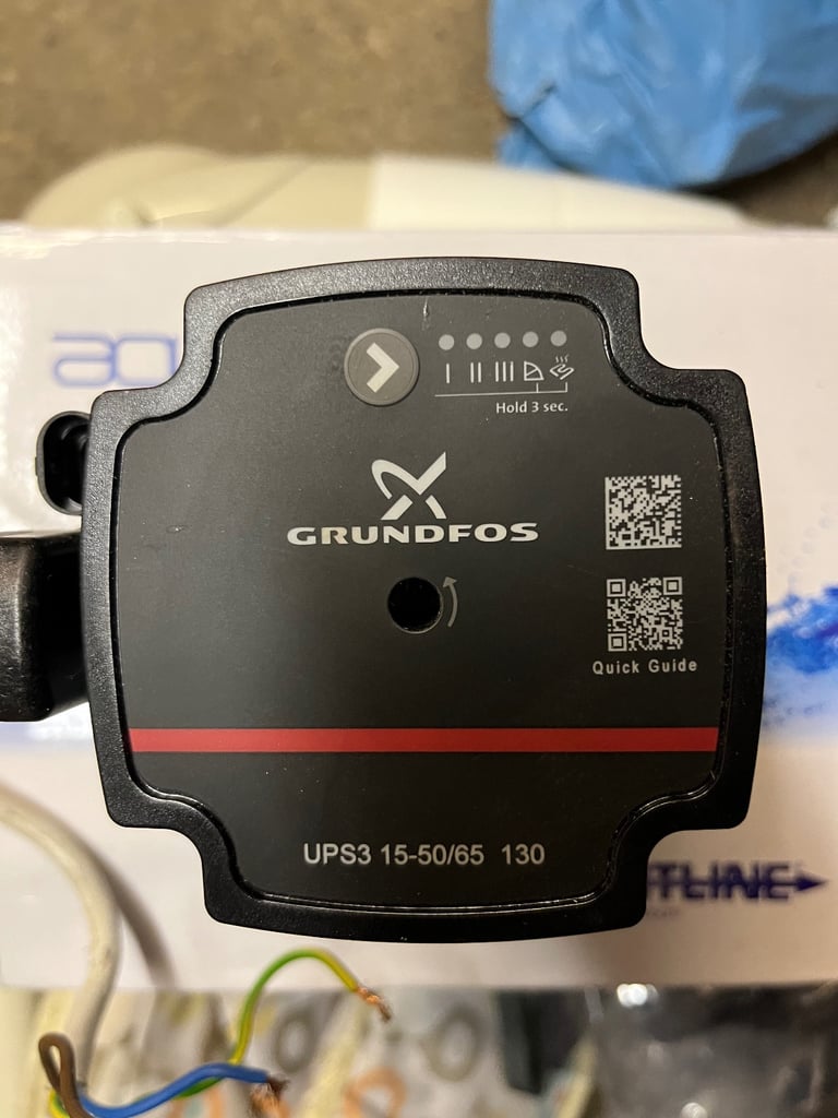 image for Grundfos ups3 central heating pump 