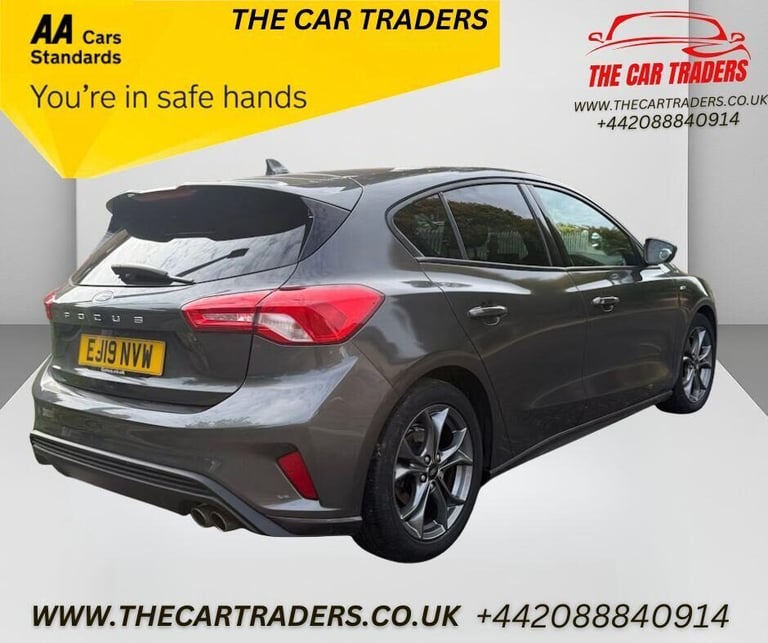 2019 Ford Focus 1.0 EcoBoost 125 ST-Line 5dr Auto HATCHBACK PETROL Automatic