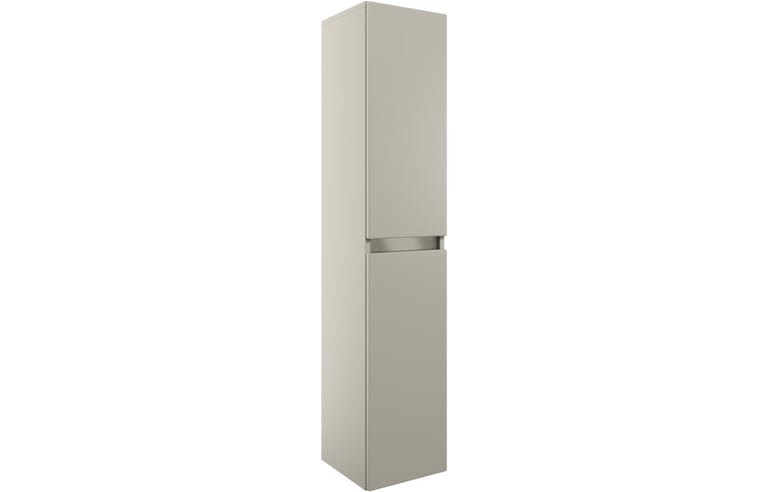 image for New Latte Carino 300mm 2 Door Wall Hung Tall Unit RRP £225 Our Price £145