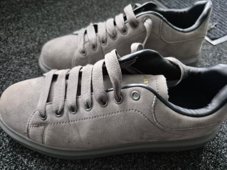 Alexander Mqueen Grey Trainers 