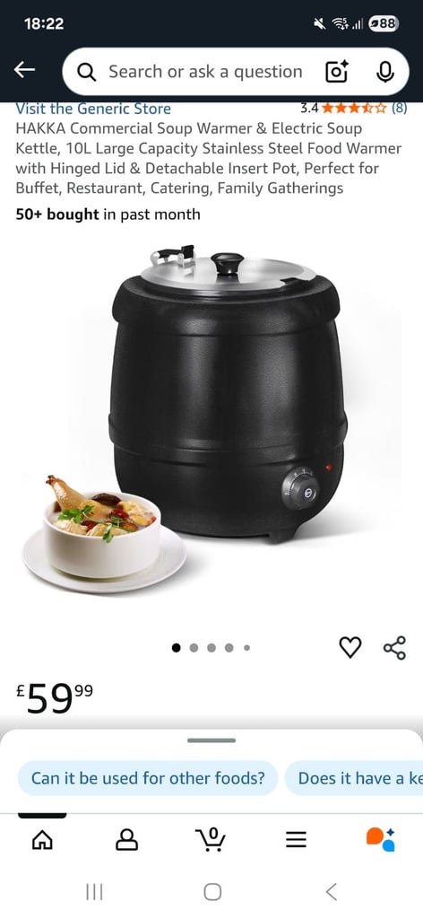 image for 10l soup bain marie