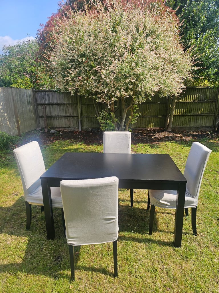 IKEA Dining Table Extendable with 4 chairs