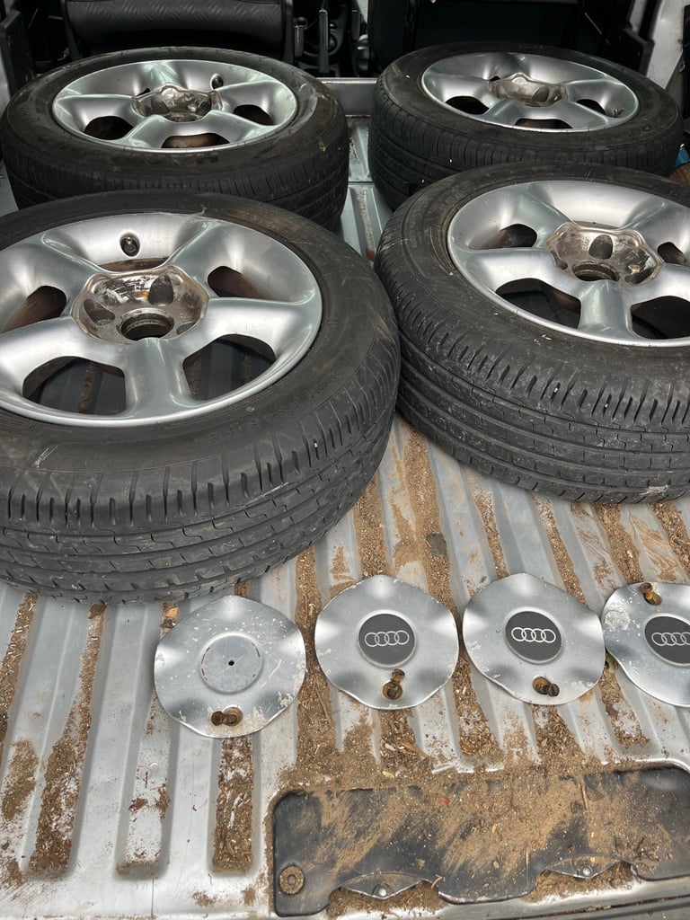Cosworth style alloys 4x 108 15” car van tyres