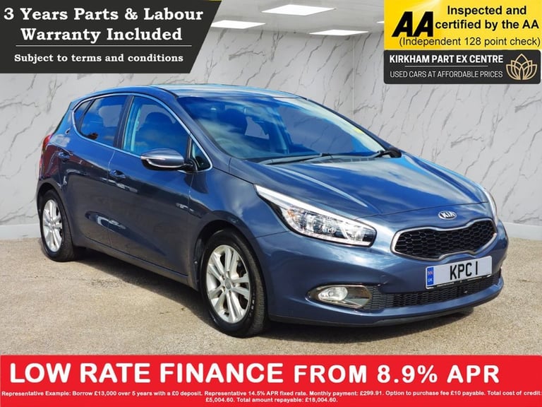 2014 Kia Ceed 1.6 GDi 3 Hatchback 5dr Petrol DCT Euro 5 (133 bhp) ***DRIVE AWAY TODAY***  Hatchba...