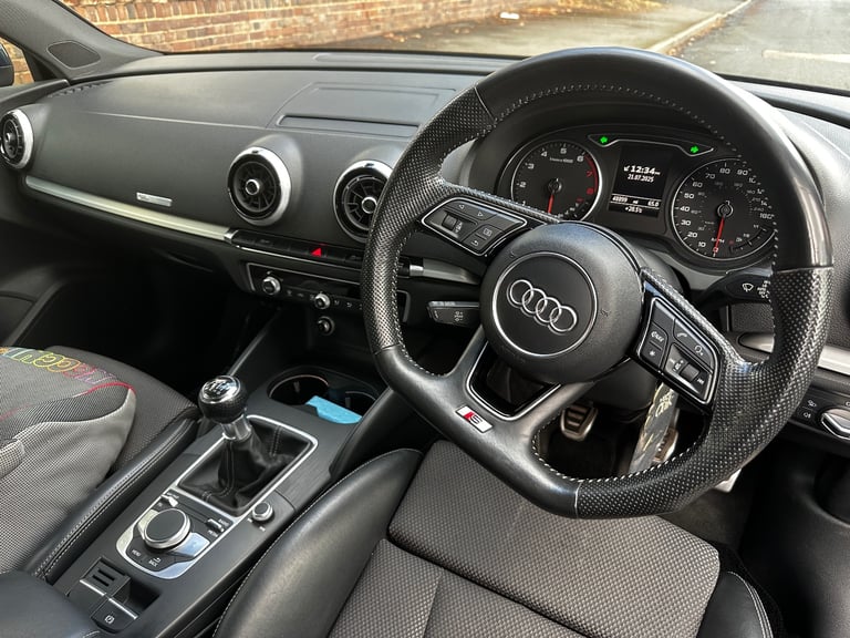 Audi A3, 5 Door, Sportback, S line, with low mileage very well looked after.