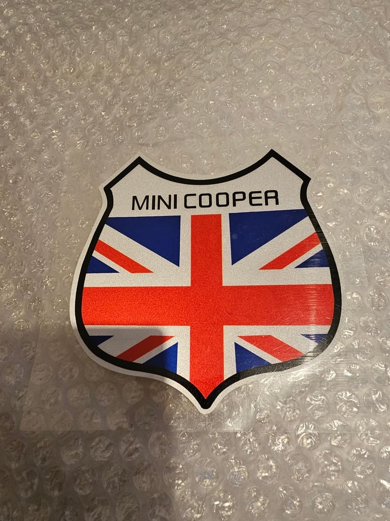 Mini Cooper British Sticker 