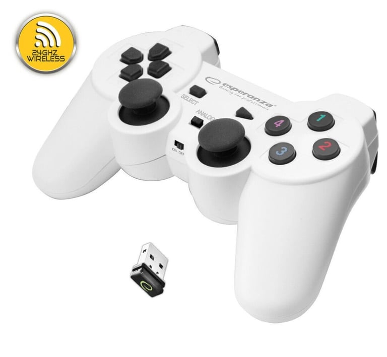 USB Wireless Gaming Controller Gamepad 2.4GHZ PS3/PC Laptop Windows  XP/7/8/10 as new | in Lees, Manchester | Gumtree
