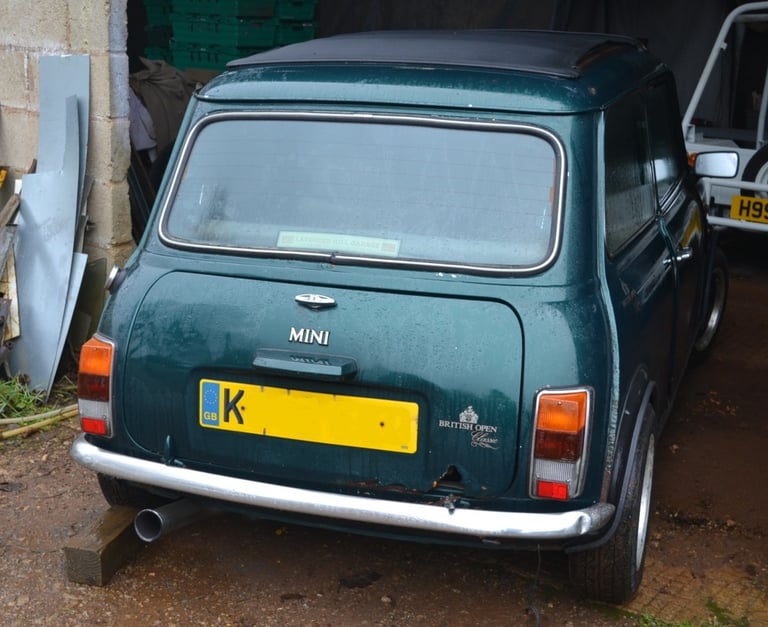 Classic Mini Rover British Open 1275cc Manual Project Spares or Repairs