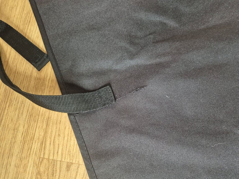 Black washable pet car seat protector