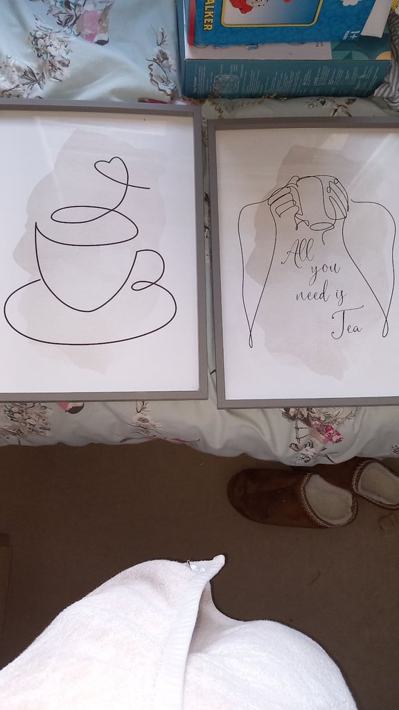 image for 2 x A3 framed kitchen prints 