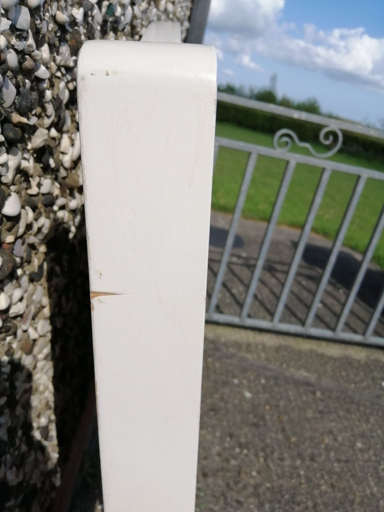 Single Headboard Next white wooden 