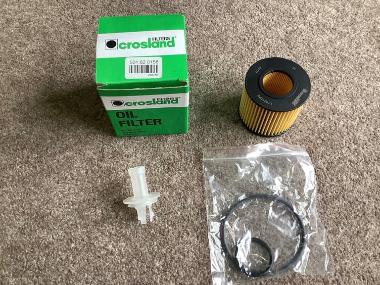 Crosland cartridge oil filter element