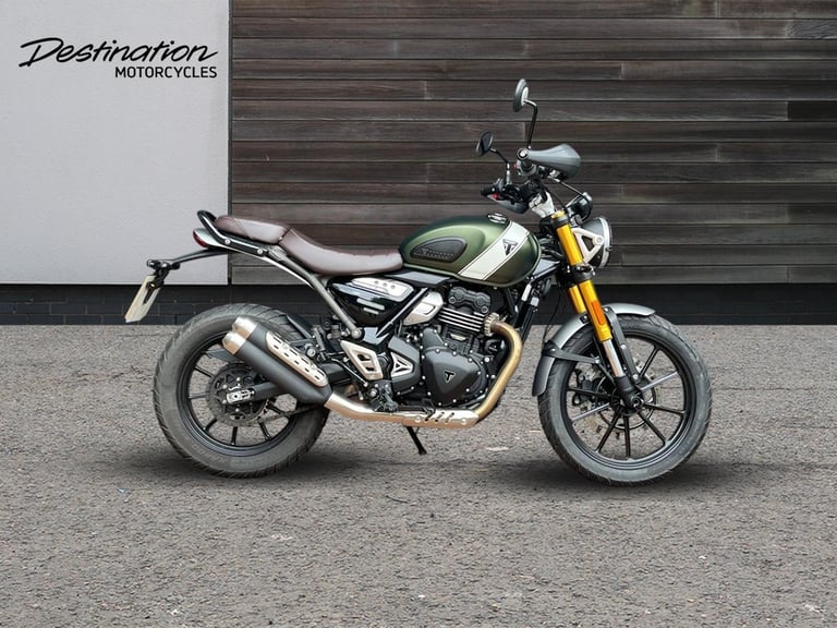 2024 Triumph Scrambler 400 X STANDARD COLOUR Petrol green 6 Speed