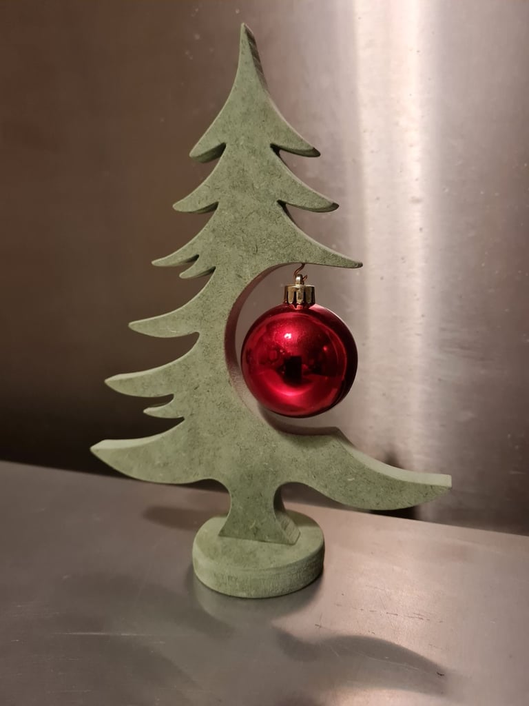 Handmade Christmas Tree Ornamental Decoration With Bauble