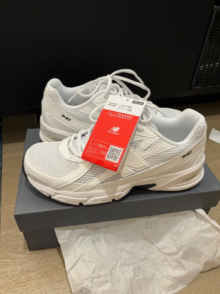 image for Brand-new New Balance 740 trainers – white, UK size 6.5