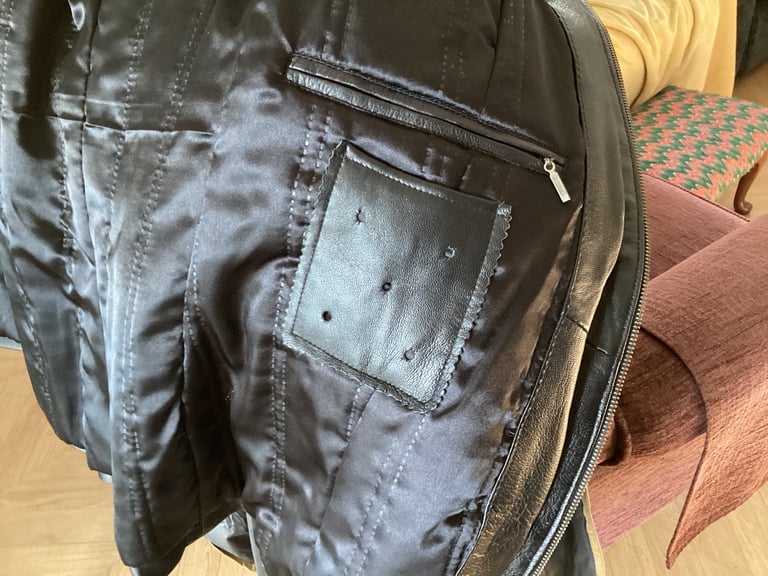 Aviatrix brown leather jacket