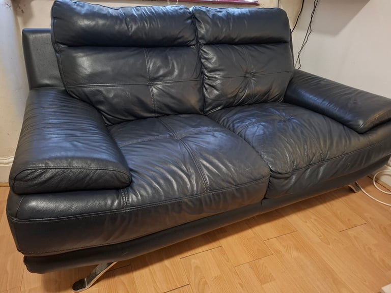 image for 2 + 3 Seater Leather Sofa Set