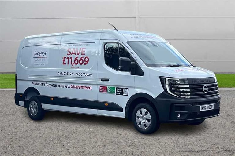 2025 Nissan Interstar 2.0 DCI 130PS H2 TEKNA VAN Medium Roof Van Diesel Manual