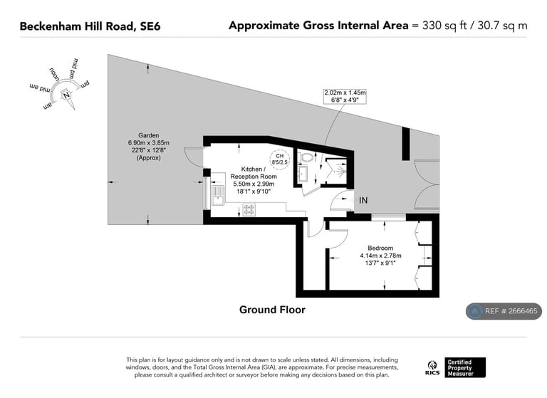 1 bedroom flat in Beckenham Hill Road, London, SE6 (1 bed) (#2666465)