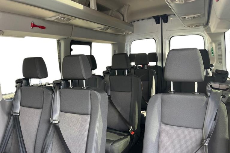 2025 Ford Transit 460 Leader L4 H3 ELWB High Roof 17 Seat Minibus RWD 2.0 EcoBlue 165ps, FRON Min...