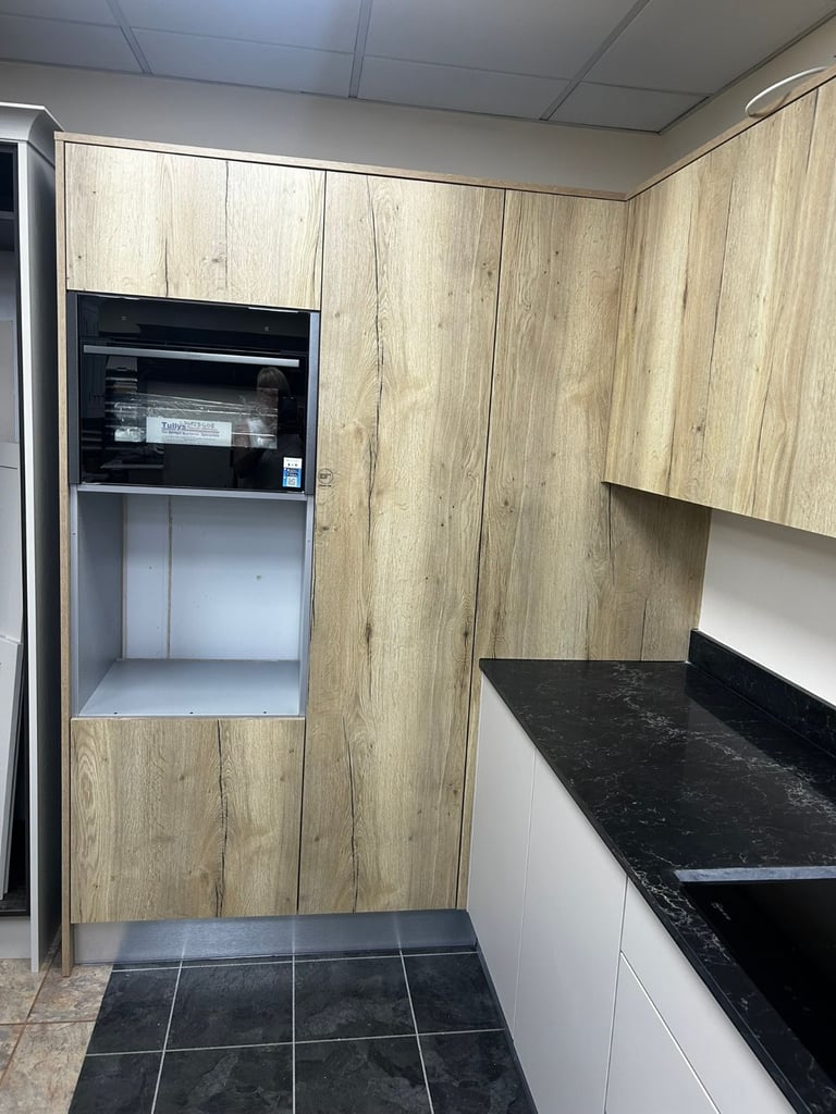 Crown Imperial Halifax Oak & Stone ex display kitchen