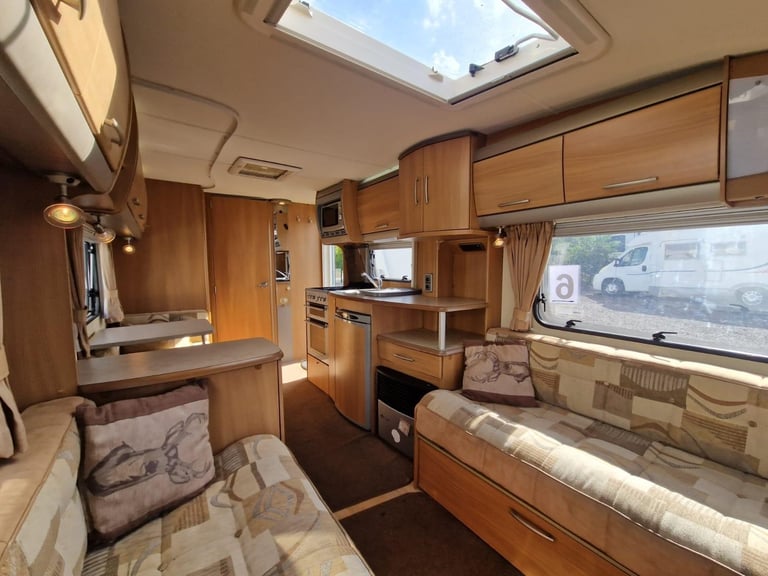 2008 Swift Challenger 530 Single Axle 4 Berth Large Rear Bathroom Bunk Bed