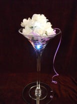 wedding large glass martini vases 