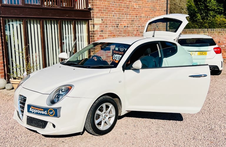 2016 Alfa Romeo MiTo 0.9 TB TwinAir 105 Progression 3dr HATCHBACK Petrol Manual