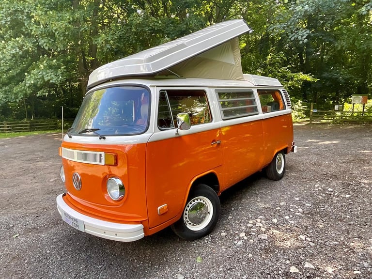 image for VW T2 campervan, 4 berth, 6 belted seats, 1972, LHD campervan for sale