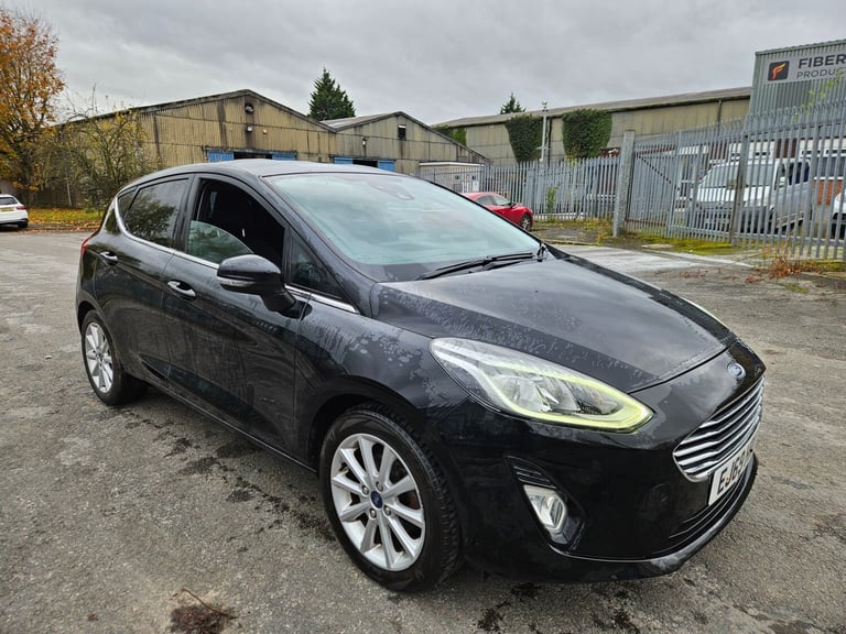 2019 69 FORD FIESTA 1.0 EcoBoost Titanium Black 5dr Damaged Salvage