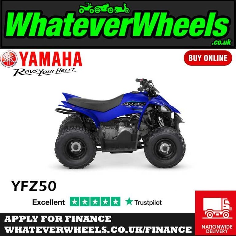 YAMAHA YFZ50 CHILDRENS / KIDS SPORTS QUAD CAN BE RESTRICTED/DE-RESTRICTED